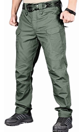 Conjunto De Pantalones Impermeables Tactical Cargo Para Homb