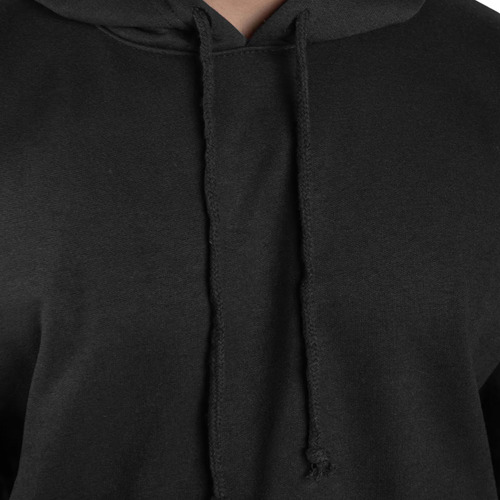 Sudadera Hombre Capucha Gorro Y Cierre Colores - Negro