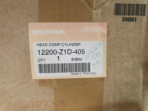 Imagem 3 de 3 de Cabeçote Honda Gx-270 12200z1d405