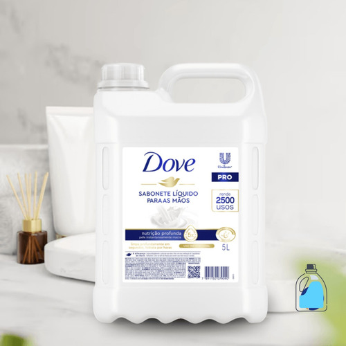Sabonete Líquido Dove 5l Hidratante Pro Nutrição Profunda