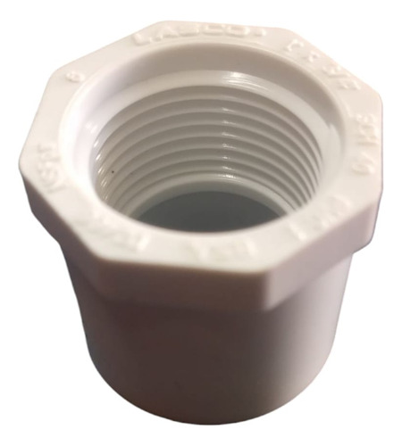 Bushing Reduccion Mixta 1''x3/4'' Pvc Ced40 Cem/rosca Lasco