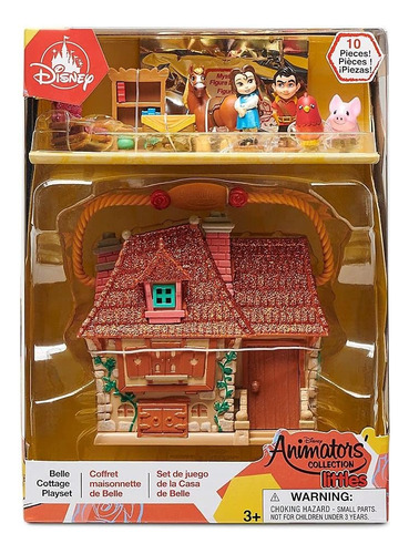 Disney Store Animators Set De Juego De La Casa De Bella 