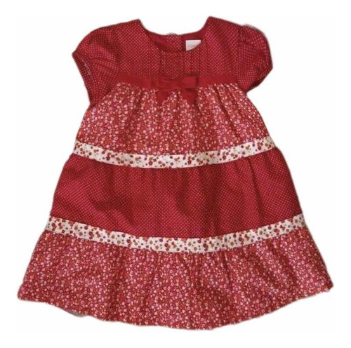 Vestido Floral Para Bebé - Gymboree- Talla: 0-3m