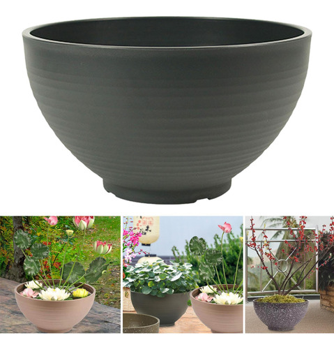 Maceta Para Jardín, Maceta Para 30 Centímetros Gris Oscuro