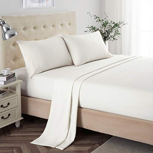 Full Size Sheets,2400 Thread Count Soft Deep Microfib...