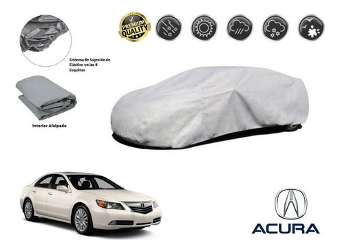 Lona Cubreauto Afelpada Premium Acura Rl 3.7l 2009 A 2012