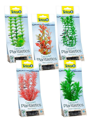 Tetra Decoart Plantastics Red Ludwigia Large -decoración