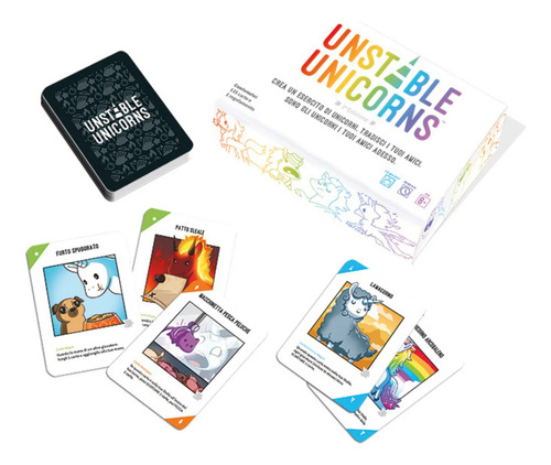 Unstable Unicorns Juego Unicornios Estrategia Juegopoly (Reacondicionado)