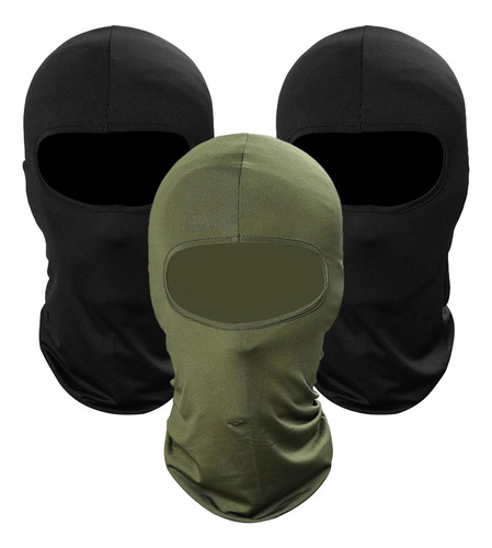 Máscara Balaclava Pukavt 3 Pack Uv Protección