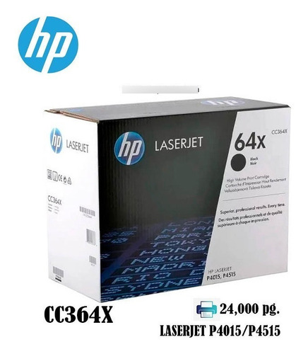 Toner Hp 64x Nuevo Original