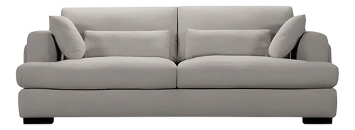 Sofá Sillon Mediterraneo 3 Cuerpos Pana Mueble Premium  