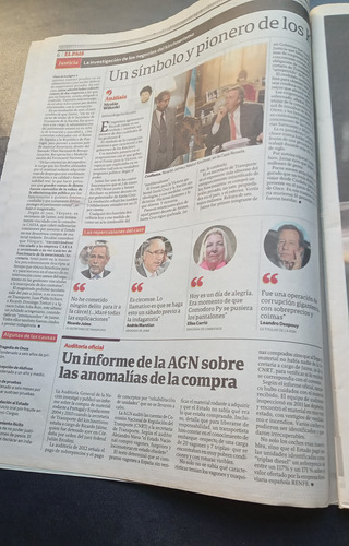 Clarín Muerte Gato Barbieri Jaime Preso Boca Tévez 3/4 2016 (Usado)