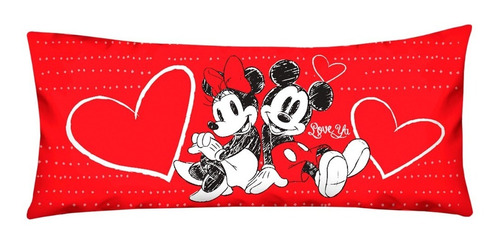 Disney Mickey True Love Almohada Super Jumbo Doble Cara