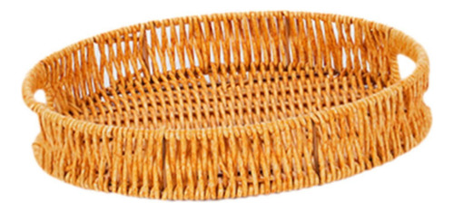 Cesta De Pan De Ratán De Imitación, Cesta Para Servir Pan,