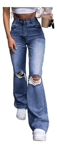 Women's A-line Ripped Jeans 1