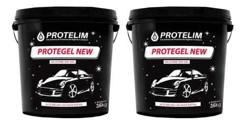 Kit 2 Silicone Gel Automotivo Protegel New Protelim 3,6kg