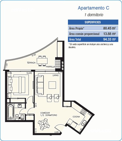 Imagen 13 de 13 de Apartamento Frente Al Mar De 1 Dormitorio Punta Del Este !