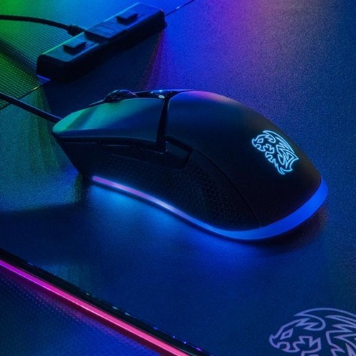 Imagen 5 de 7 de Mouse De Juego Thermaltake Ttesports Iris Rgb 5000 Dpi Color Negro