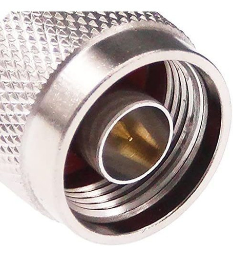 Conector Rfaha F41-2 N Macho A Sma Hembra Rf Coaxial -plata