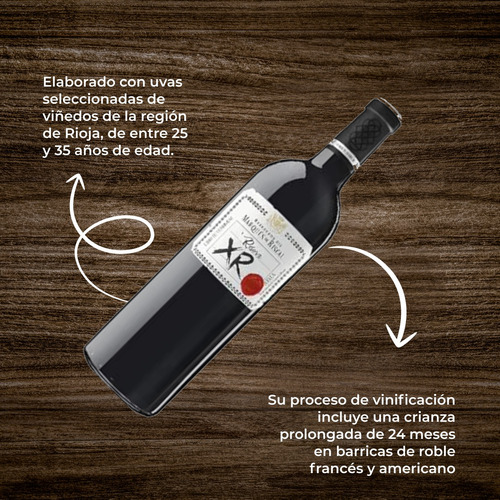 Vino Tinto Marqués De Riscal Reserva Xr, 750ml, 1 Pz