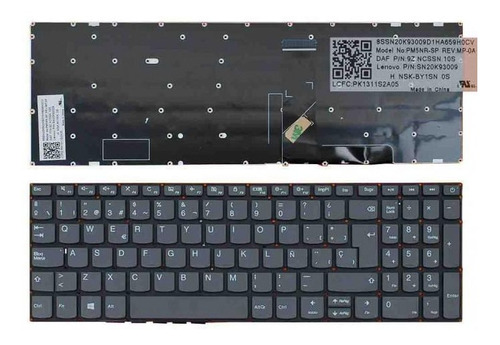 Teclado Notebook Lenovo Ideapad 320-15isk 15abr 15ast Esp