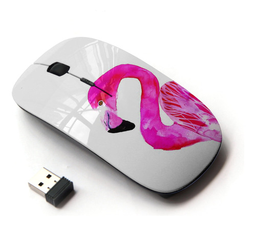 Koolmouse [ratón Inalámbrico Óptico 2.4g [flamenco Rosa Pája