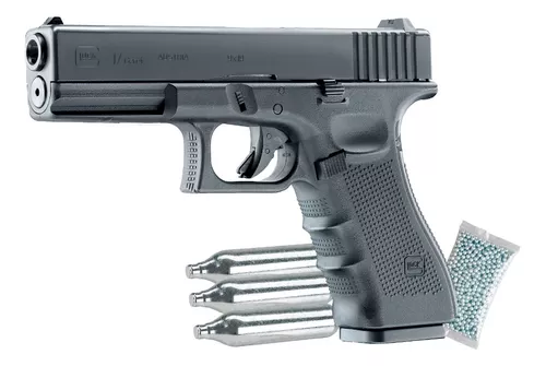 Pistola Aire Comprimido Co2 Glock 17 Gen 4 Blowback Garrafas