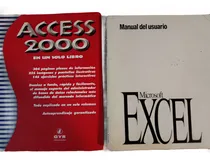Comprar Microsoft Excel Manual Del Usuario + Access 2000 + Regalo