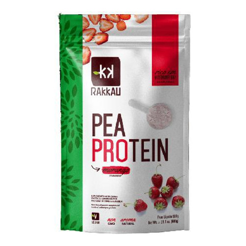 Pea Protein Morango Vegana Rakkau 600g