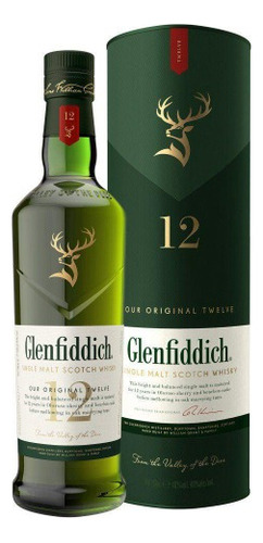 Whisky Glenfiddich 12 Anos 1000ml 40% Single Malt