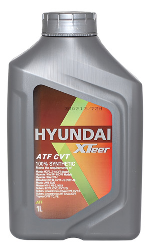 Aceite Atf Cvt (transmision Variable Continua) 1 Litro