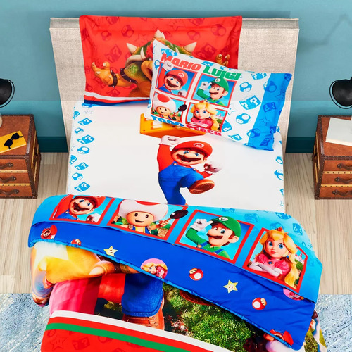 Juego De Cama Individual Con Edredon Niños