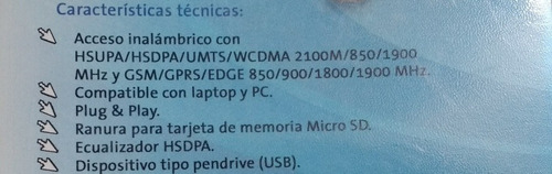 Modem Usb Datacard Dongle Pendrive De Internet 3g H+ Hspa