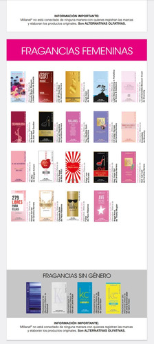 Fragancias Alternativas Millanel 30 Ml. Pack X 3