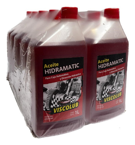 Aceite Hidráulico Rojo X 1 Litro - Pack X 10 Unidades