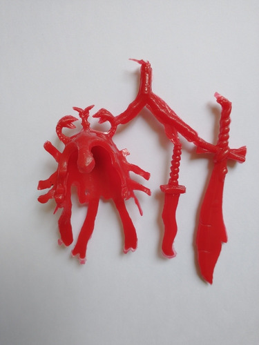 Thundercats Set De Armas 2x1 Espadas Y Tocado Lion-o Mumm-ra (Usado)
