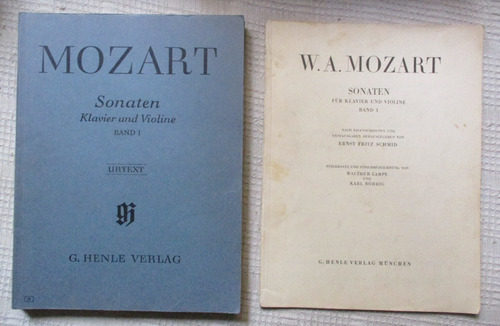 Imagen 8 de 8 de W. A. Mozart - Sonaten Für Klavier Und Violine. Urtext Henle