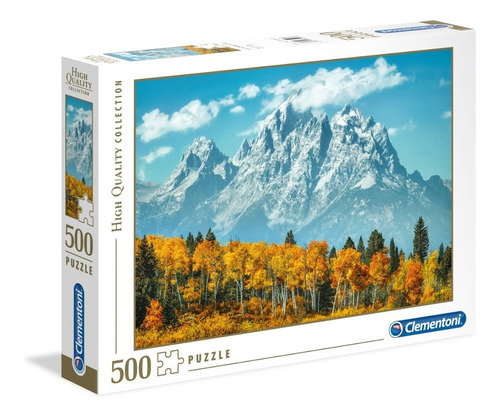 Puzzle 500 Piezas Clementoni - Montaña Grand Teton