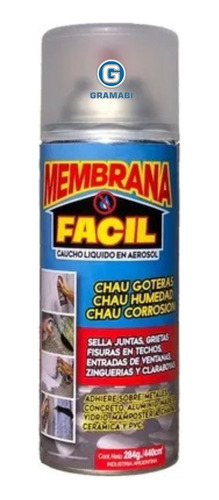 Membrana Fácil Aerosol Caucho Líquido Sellador Incolora