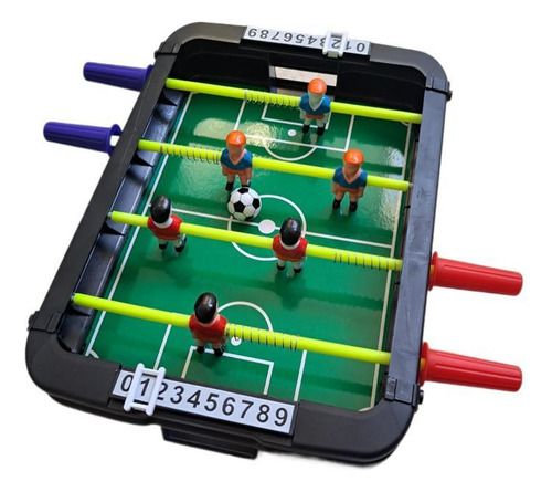 Jogo De Totó Mini Pebolim Em Plástico Futebol De Mesa