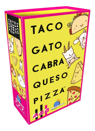 Taco Gato Cabra Queso Pizza Juego De Cartas Español