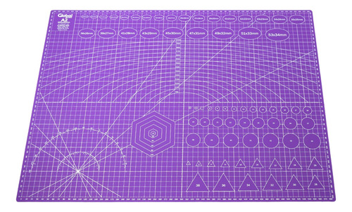 Tabla Plancha De Corte A2 60x45cm Color Violeta