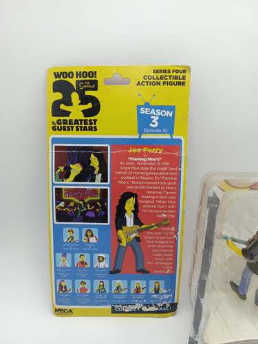 Los Simpsons Joe Perry Aerosmith Series 4 Neca 2015 Trujillo (Usado)