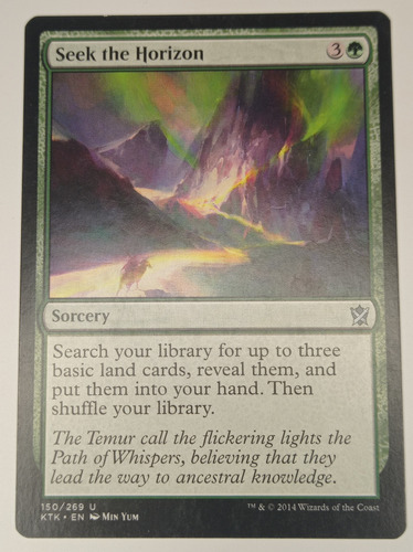 Carta Magic Seek The Horizon [khans Of Tarkir] Mtg Sorcery