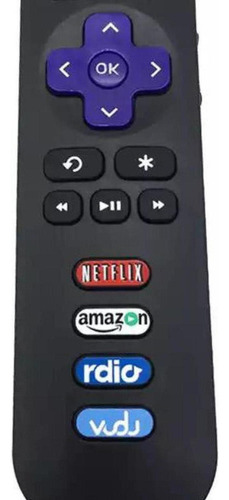 Control Compatible Con Tcl Roku Tv 32s850 32s3700 Mas Pilas