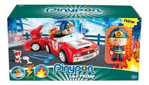 Pinypon Action Auto Bombero Con Muñeco .. En Magimundo !!!