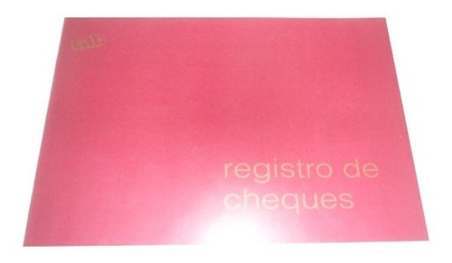 Libro Registro De Cheques Rab Tapa Flex ( 2299 )