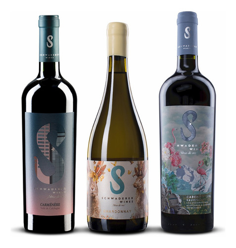 Pack X 3 Cab Sauvignon & Chardonnay & Carmenere Schwaderer