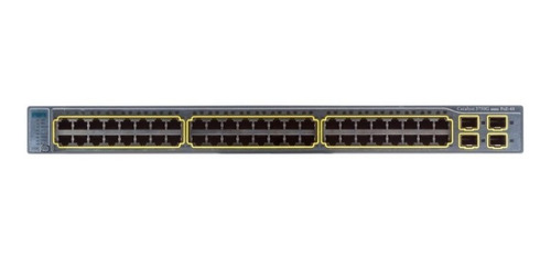 Switch Cisco Catalyst 48 Puertos Poe 3750 G Series 