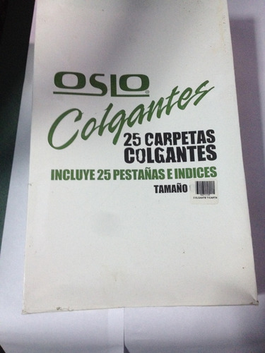 Caja De Carpetas Colgantes Oslo Tamaño Carta (25 Unidades)